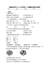 河南省开封市2023-2024学年高一上学期期末调研生物试卷(含答案)