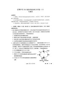 重庆市巴蜀中学2023-2024学年高三高考适应性月考（六）生物试卷（PDF版附解析）