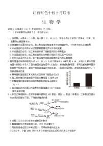 2024江西省红色十校高三下学期2月联考生物试题