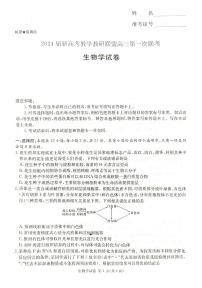 湖南省新高考教学教研联盟2024届高三下学期第一次联考生物试卷（PDF版附解析）