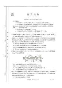 2023年广东金太阳166c深圳外国语学校高三上学期第4次月考生物试题及答案