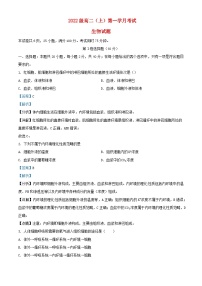 四川省泸县2023_2024学年高二生物上学期10月月考题含解析