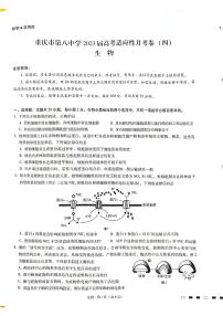 重庆市第八中学2023届高考适应性月考卷（四）高三上学期生物试题及答案