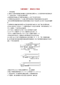 2024届新高考生物二轮总复习专题突破练7遗传的分子基础（附解析）