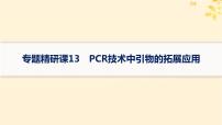 备战2025届新高考生物一轮总复习第10单元生物技术与工程专题精研课13PCR技术中引物的拓展应用课件