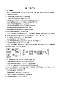 山东省潍坊昌邑市一中2023-2024学年高二下学期第一次月考生物试题