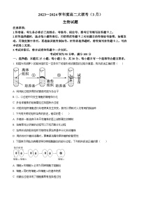 山东省济宁市部分学校2023-2024学年高二下学期3月大联考生物试题（原卷版+解析版）