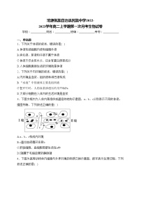 沧源佤族自治县民族中学2022-2023学年高二上学期第一次月考生物试卷(含答案)