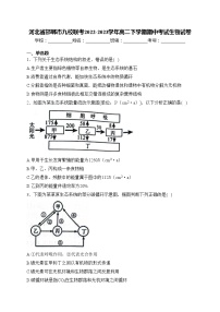 河北省邯郸市九校联考2022-2023学年高二下学期期中考试生物试卷(含答案)