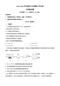 吉林省长春市朝阳区长春外国语学校2023-2024学年高二下学期4月月考生物试题（原卷版+解析版）