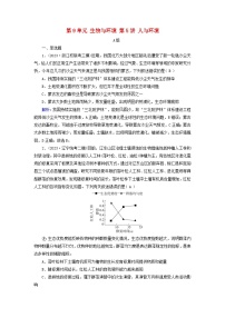 2025版高考生物一轮总复习选择性必修2第9单元生物与环境第5讲人与环境提能训练