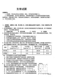 四川省绵阳市三台县三台中学校2023-2024学年高三下学期三模考试生物试题