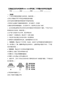 江西省吉安市多校联考2023-2024学年高二下学期3月月考生物试卷(含答案)