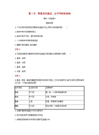 新教材高考生物复习第2章群落第2节群落具有垂直水平和时间结构课后训练浙科版选择性必修2训练含答案