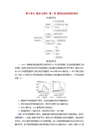 2025高考生物一轮复习素养提升练习选择性必修1第8单元稳态与调节第7讲植物生命活动的调节