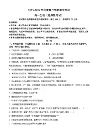 广东省茂名市电白区2023-2024学年高一下学期4月期中生物试题（原卷版+解析版）