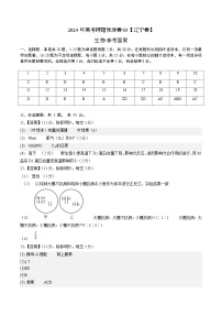 2024年高考押题预测卷—生物（辽宁卷03）（参考答案）