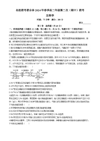 2024湖南省名校联考联合体高二下学期期中考试生物试题含解析