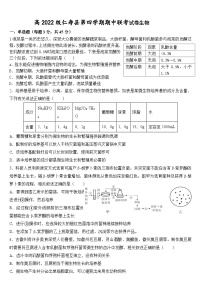 四川省眉山市仁寿县2023-2024学年高二下学期4月期中生物试题