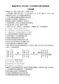 2024届福建省漳州市高三下学期第四次教学质量检测生物试卷
