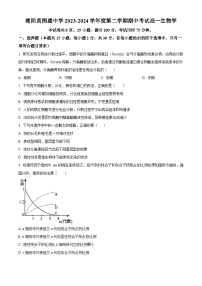 广东省汕头市潮阳黄图盛中学2023-2024学年高一下学期期中考试生物试题（原卷版+解析版）