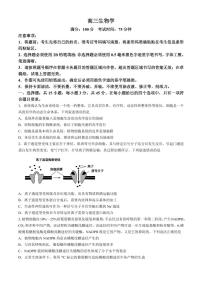 2024届安徽省鼎尖联盟高三下学期三模联考生物试题