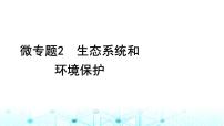 2024届高考生物考前冲刺素能提升5生态微专题2生态系统和环境保护课件