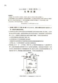 百师联盟2024届高三下学期二轮复习联考（二）（新高考卷）生物试卷（PDF版附解析）