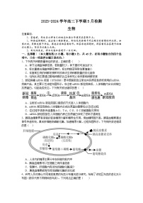 河南省许昌市魏都区许昌高级中学2023-2024学年高三下学期5月月考生物试题