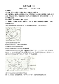 2024届甘肃省张掖市某校高三下学期模拟考试生物试题