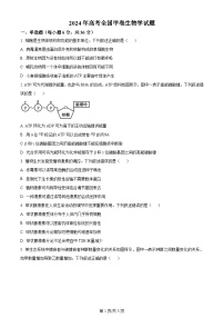 2024全国高考真题甲卷生物试卷及答案解析（考后更新）