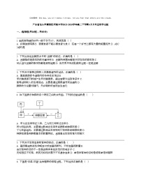 广东省汕头市潮阳区河溪中学2023-2024学年高二下学期4月月考生物学试题