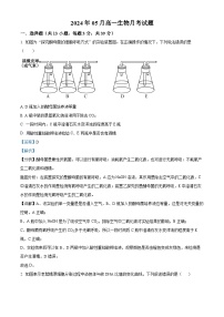 湖南省岳阳市汨罗市第一中学2023-2024学年高一下学期5月月考生物试题（学生版+教师版）