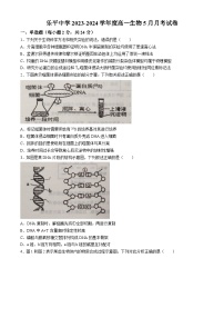 江西省景德镇市乐平市乐平中学2023-2024学年高一下学期5月月考生物试题(无答案)