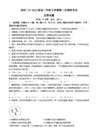 安徽省阜阳市颍州区阜阳市第三中学2023-2024学年高一下学期6月期中生物试题