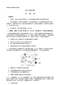山东省淄博市2024年届高三年级下学期5月仿真试题生物试题