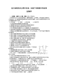 四川省南充市白塔中学2023-2024学年高一下学期期中考试生物试题