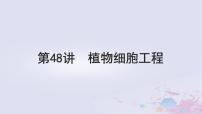 2025届高考生物一轮总复习选择性必修3第十单元生物技术与工程第48讲植物细胞工程课件