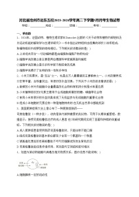 河北省沧州市运东五校2023-2024学年高二下学期5月月考生物试卷(含答案)