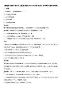 [生物]福建省宁德市福宁古五校联合体2023-2024学年高一下学期4月月考试题（解析版）