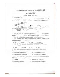 上海市青浦高级中学2023-2024学年高一下学期期末考试生物试卷