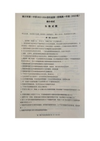 陕西省铜川市第一中学2023~2024学年高一上学期期中考试生物试题