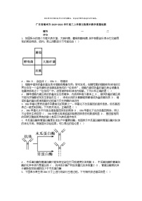 [生物]广东省潮州市2023-2024学年高三上学期期末教学质量检测