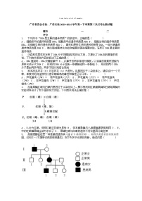 [生物]广东省四会名校、广信名校2023-2024学年高一下学期第二次月考生物试题