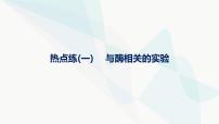 浙科版高考生物一轮复习热点练1与酶相关的实验课件