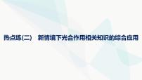 浙科版高考生物一轮复习热点练2新情境下光合作用相关知识的综合应用课件