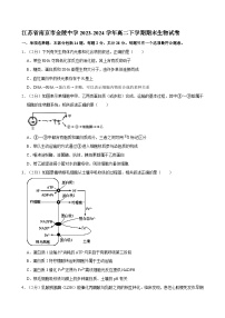 江苏省南京市金陵中学2023-2024学年高二下学期期末考试生物试卷