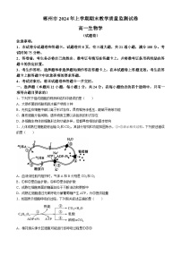 湖南省郴州市2023-2024学年高一下学期期末考试生物试卷（Word版附答案）