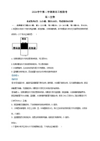 广东省广州三校（广铁一中、广州外国语学校、广州大学附属中学）2023-2024学年高二下学期期末考试+生物