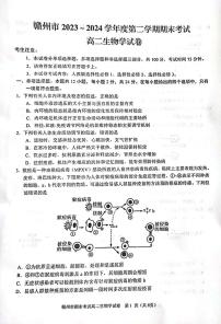 江西省赣州市2023-2024学年高二下学期期末考试生物